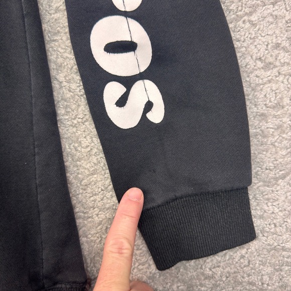 Dutch Bros Coffee Killer Coffee Hoodie Mens Small Black Graphic Pullover Cotton - Picture 4 of 9